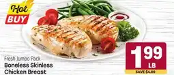 Tony’s Fresh Market Fresh Jumbo Pack Boneless Skinless Chicken Breast offer