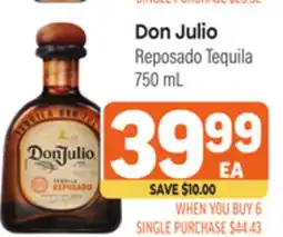 Tony’s Fresh Market Don Julio Reposado Tequila offer