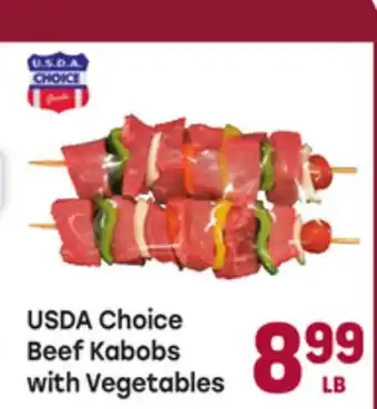 Tony’s Fresh Market USDA Choice Beef Kabobs with Vegetables offer