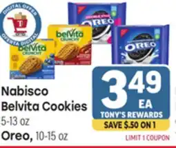 Tony’s Fresh Market Nabisco Belvita Cookies offer