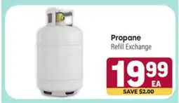 Tony’s Fresh Market Propane Refill Exchange offer
