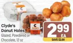 Tony’s Fresh Market Clyde's Donut Holes offer
