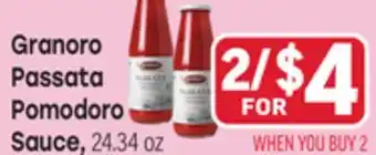 Tony’s Fresh Market Granoro Passata Pomodoro Sauce offer