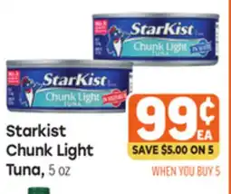 Tony’s Fresh Market Starkist Chunk Light Tuna offer