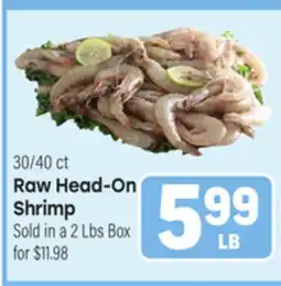 Tony’s Fresh Market Raw Head-On Shrimp offer