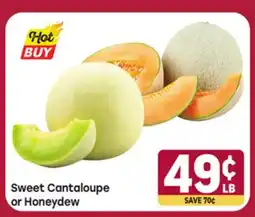 Tony’s Fresh Market Sweet Cantaloupe or Honeydew offer