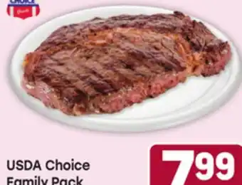 Tony’s Fresh Market USDA Choice Family Pack Beef Charcoal Steak offer