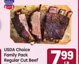 Tony’s Fresh Market USDA Choice Family Pack Regular Cut Beef Short Ribs offer