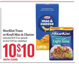 Mariano's StarKist Tuna or Kraft Mac & Cheese offer