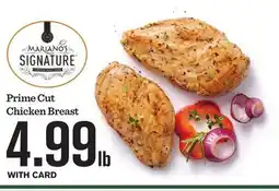 Mariano's Prime Cut Chicken Breast offer
