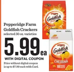 Mariano's Pepperidge Farm Goldfish Crackers offer