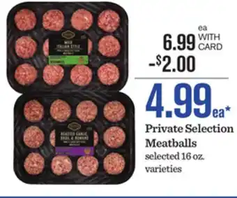 Mariano's Private Selection Meatballs offer