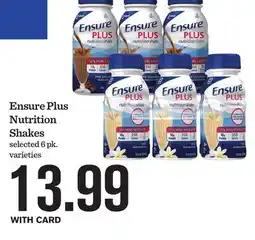 Mariano's Ensure Plus Nutrition Shakes offer