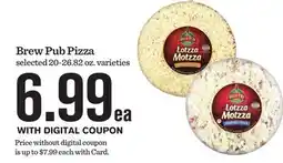 Mariano's Brew Pub Pizza offer