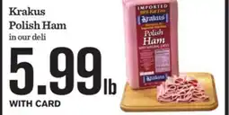 Mariano's Krakus Polish Ham offer