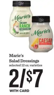 Mariano's Marie's Salad Dressings offer