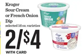 Mariano's Kroger Sour Cream or French Onion Dip offer