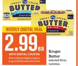 Mariano's Kroger Butter offer