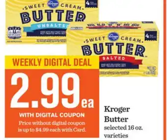 Mariano's Kroger Butter offer