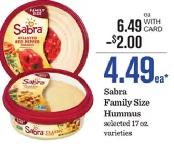 Mariano's Sabra Family Size Hummus offer