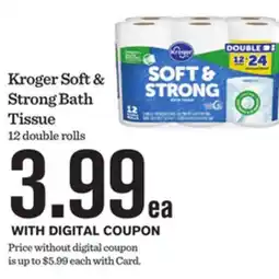 Mariano's Kroger Soft & Strong Bath Tissue offer