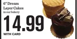 Mariano's 6 Dream Layer Cakes offer
