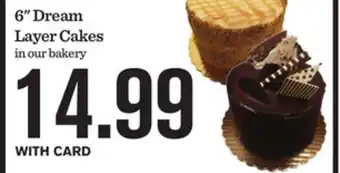 Mariano's 6 Dream Layer Cakes offer
