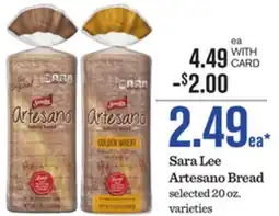Mariano's Sara Lee Artesano Bread offer