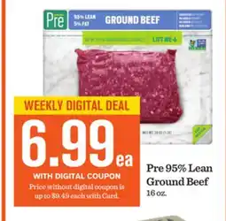 Mariano's Pre 95% Lean Ground Beef offer