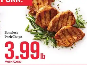 Mariano's Boneless Pork Chops offer