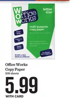 Mariano's Office Works Copy Paper offer