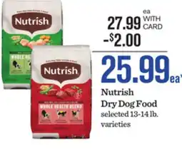 Mariano's Nutrish Dry Dog Food offer