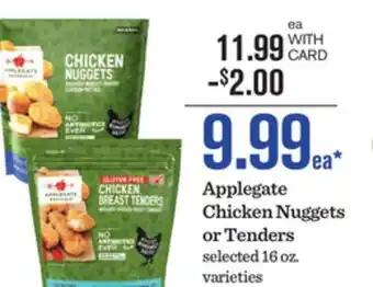 Mariano's Applegate Chicken Nuggets or Tenders offer
