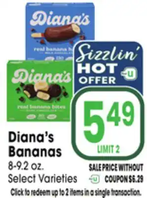 Jewel-Osco Diana's Bananas offer