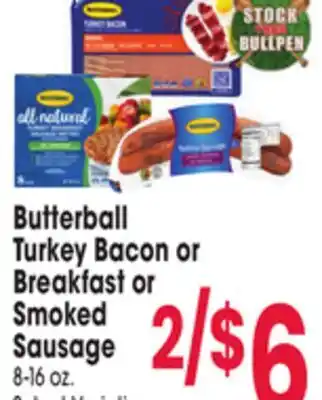 Jewel-Osco Butterball Turkey Bacon or Breakfast or Smoked Sausage offer