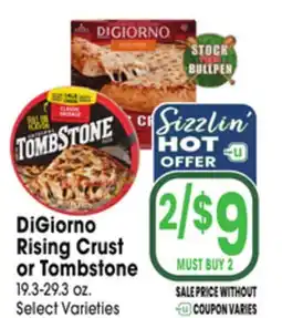 Jewel-Osco DiGiorno Rising Crust or Tombstone offer