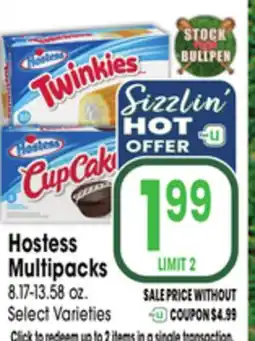 Jewel-Osco Hostess Multipacks offer