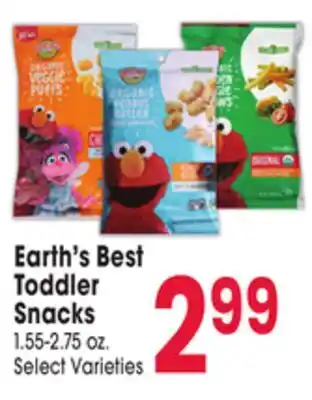 Jewel-Osco Earth's Best Toddler Snacks offer