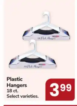 Jewel-Osco Plastic Hangers offer