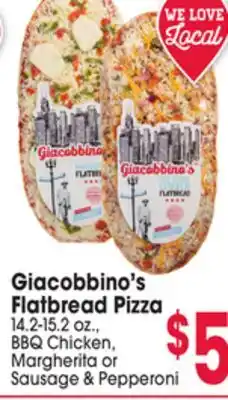 Jewel-Osco Giacobbino's Flatbread Pizza offer