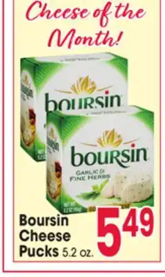 Jewel-Osco Boursin Cheese Pucks offer