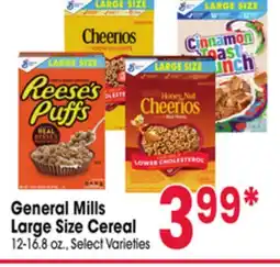 Jewel-Osco General Mills Large Size Cereal offer