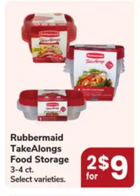 Jewel-Osco Rubbermaid TakeAlongs Food Storage offer