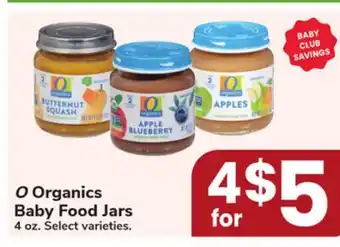 Jewel-Osco O Organics Baby Food Jars offer