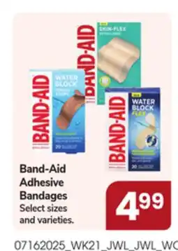 Jewel-Osco Band-Aid Adhesive Bandages offer