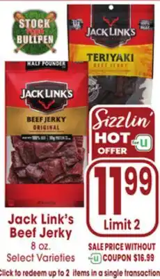 Jewel-Osco Jack Link's Beef Jerky offer