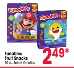 Jewel-Osco Funables Fruit Snacks offer