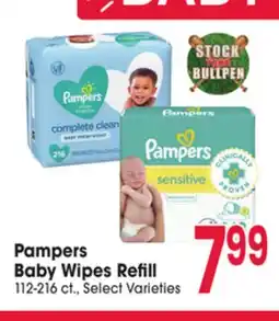 Jewel-Osco Pampers Baby Wipes Refill offer