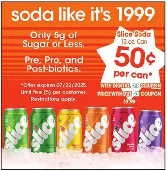 Jewel-Osco Slice Soda offer