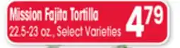 Jewel-Osco Mission Fajita Tortilla offer